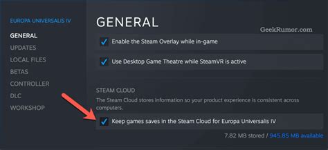 Восстановление сохранений через Steam Cloud