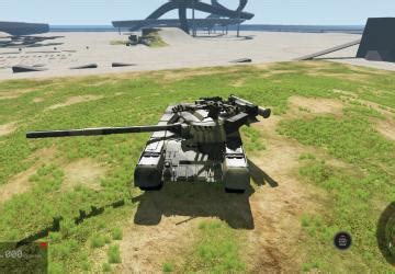 Выбор оружия при стрельбе из танка в игре BeamNG.drive