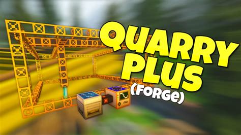 Как повысить эффективность работы QuarryPlus в Minecraft?