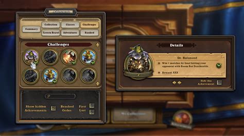 Контракты и достижения в Hearthstone