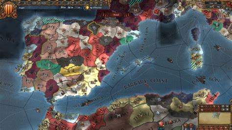 Начало игры в Europa Universalis 4