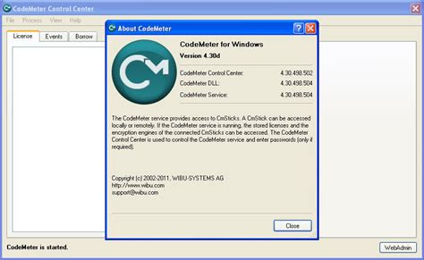 Особенности программы Codemeter Control Center