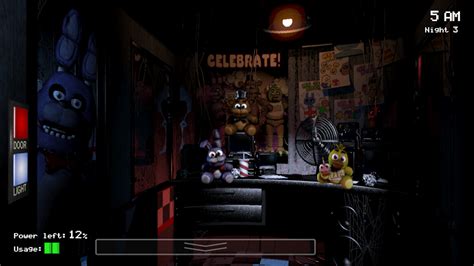 Офис безопасности в игре Five Nights at Freddy's (Фнаф 1)