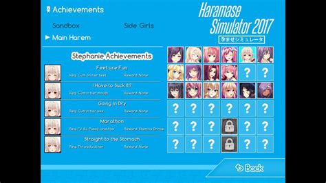 Получайте награды и достижения в игре Haramase Simulator