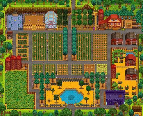 Размещение спринклеров на ферме в Stardew Valley