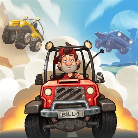 Сравнение производительности машин в игре Hill Climb Racing