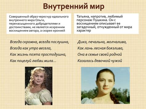 Характеристика Татьяны Лариной в романе «Евгений Онегин»
