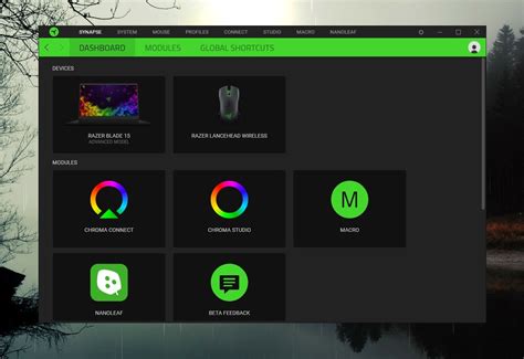 Шаг 4: Использование Razer Synapse для улучшения звучания